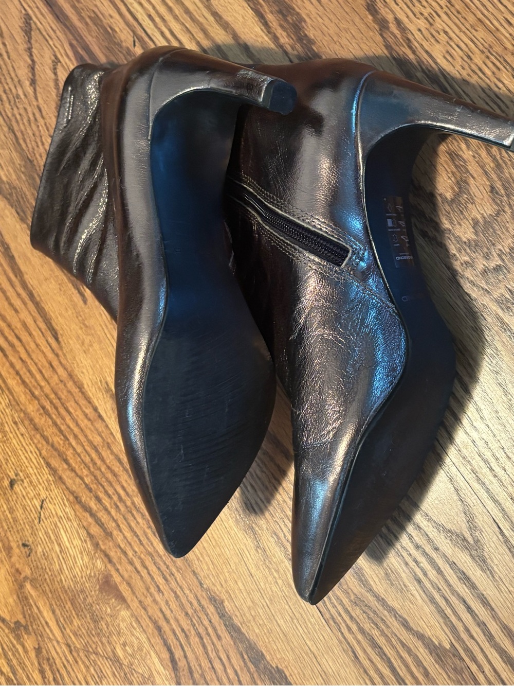 vagabond shoemakers whitney metallic bronze ankle boots – size 38 (us 7) - Picture 14 of 15